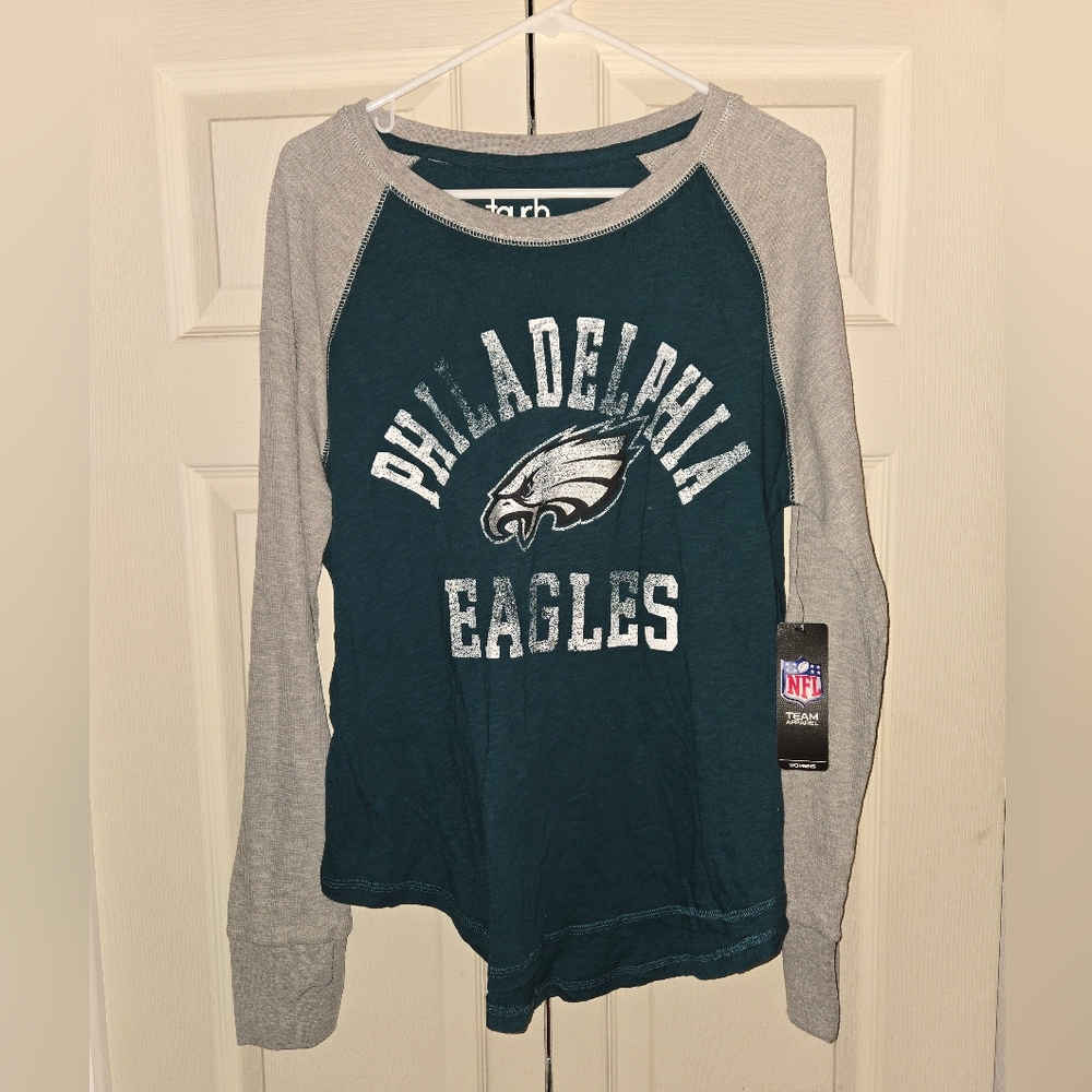 Touch by Alyssa Milano Teal and Gray Top